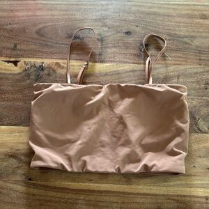 H&M | Cropped Tank Bra | Color is Rose Brown | Size 6